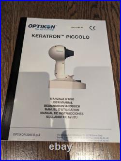 Keratron Piccolo Corneal Topographer Used, Works Great! Slit Lamp Mountable