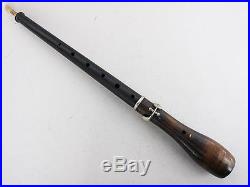 LOVELY ANTIQUE WOODEN PASTORAL OBOE 1880 flute clarinet shawm piccolo
