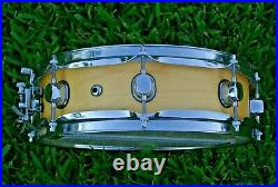 LUDWIG 13 NATURAL LACQUER PICCOLO SNARE DRUM for YOUR DRUM SET! LOT Q143