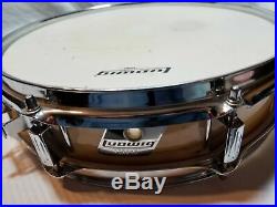 LUDWIG 13 X 3 PICCOLO Maple Wood SNARE DRUM With Case