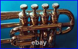 Lacquered Piccolo Selmer Trumpet 4 valves