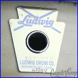 Ludwig 14x3Snare Drum Monroe 6ply Natural Maple Vintage 80s 10Lug Piccolo USA