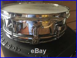 Ludwig 405 3x13 Piccolo Snare Drum 1970s Ludalloy Blue Olive #1308921 with case