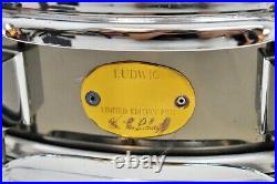 Ludwig Engraved Black Beauty Piccolo Snare 13X3 Used Snare drum
