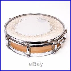 Ludwig Rocker 3x13 Piccolo Snare Drum Percussion Black & White Badge # 806783
