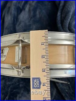 Ludwig Rocker Elite 3x13 Piccolo Maple Snare Drum in Natural Maple ISSUES