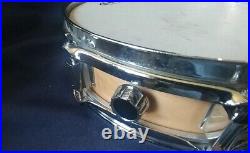 Ludwig Rocker Elite 3x13 Piccolo Maple Snare Drum in Natural Maple USED