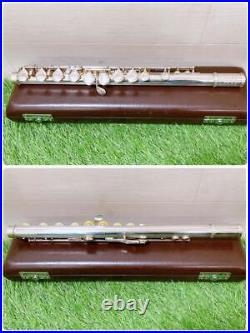 MIYAZAWA MC-300 flute, silver body, case included