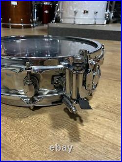 Mapex black panther snare drum 13 Piccolo Hammered Shell #450