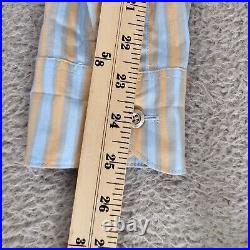 Marimekko Dress Shirt Mens Small Jokapoika Piccolo Striped Long Sleeve Cotton