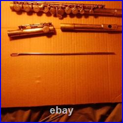 Martin Freres 1740 Flute with Case France Antique