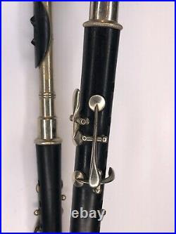 Matching piccolo flutes, fifes. 31 cms and 32 cms in original case