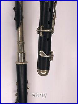 Matching piccolo flutes, fifes. 31 cms and 32 cms in original case