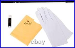 Mendini Closed Hole C Flute withCase, Stand & Lesson Book Nickel withGold Keys