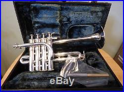 Mint Yamaha Custom YTR9830 Bb\A Silver Plated Piccolo Trumpet w\caseJUST ULTRAS