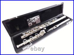 Mio by Cannonball Silver Pre-Professional Flute B Foot Open Hole Reconditioned++