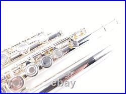 Mio by Cannonball Silver Pre-Professional Flute B Foot Open Hole Reconditioned++