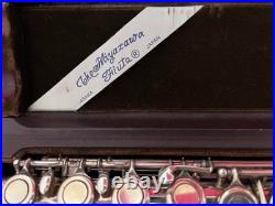 Miyazawa GI-BU SH Flute Silver Used with Hard Case