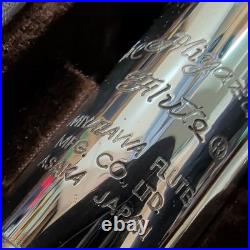 Miyazawa MS-70S Flute Headjoint Silver Excellent Condition Used With Hard Case