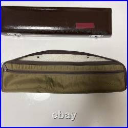 Miyazawa MS-70S Flute with Case Silver Lip Plate Used Japan