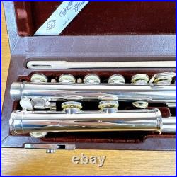 Miyazawa PCM-300 Flute Silver Lip Plate Excellent Condition Used With Hard Case