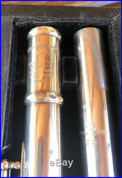 Miyazawa Sterling Silver Open Holes Flute With Floret Piccolo