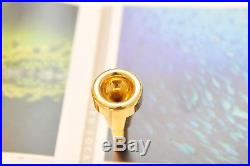 Monette BP1-1L DS Piccolo Trumpet Mouthpiece Gold Plated (Cornet Shank)