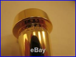Monette Piccolo Trumpet Mouthpiece BP15S4 Gold Plated Near Mint