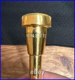 Monette Prana BP11 Piccolo Trumpet Mouthpiece Gold Plated/ Awesome mouthpiece