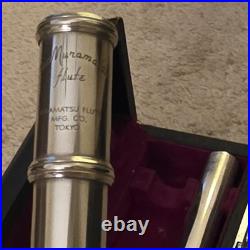Muramatsu M-40 (M-120/EX) Flute Tokyo Silver Headjoint New Pads with Case Muramatsu M-40 (M-120/EX) Flute Tokyo Silver Headjoint New Pads with Case