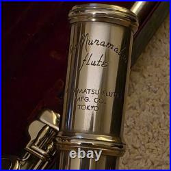 Muramatsu M-40 (M-120/EX) Flute Tokyo Silver Headjoint New Pads with Case Muramatsu M-40 (M-120/EX) Flute Tokyo Silver Headjoint New Pads with Case