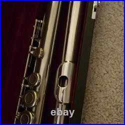 Muramatsu M-40 (M-120/EX) Flute Tokyo Silver Headjoint New Pads with Case Muramatsu M-40 (M-120/EX) Flute Tokyo Silver Headjoint New Pads with Case