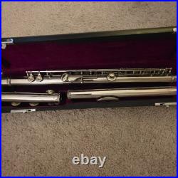 Muramatsu M-40 (M-120/EX) Flute Tokyo Silver Headjoint New Pads with Case Muramatsu M-40 (M-120/EX) Flute Tokyo Silver Headjoint New Pads with Case
