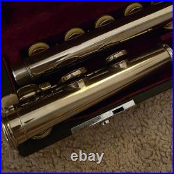 Muramatsu M-40 (M-120/EX) Flute Tokyo Silver Headjoint New Pads with Case Muramatsu M-40 (M-120/EX) Flute Tokyo Silver Headjoint New Pads with Case