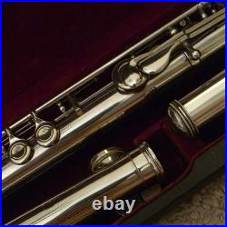 Muramatsu M-40 (M-120/EX) Flute Tokyo Silver Headjoint New Pads with Case Muramatsu M-40 (M-120/EX) Flute Tokyo Silver Headjoint New Pads with Case