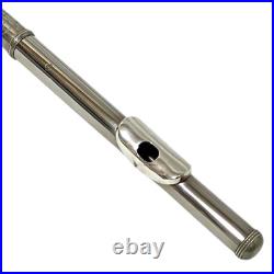 Muramatsu M-85 Flute Silver with Hard Case Soft Case Cleaning Rod Used Japan