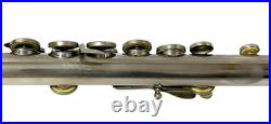 Muramatsu M-85 Flute Silver with Hard Case Soft Case Cleaning Rod Used Japan