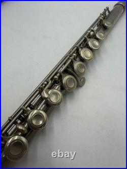 Muramatsu W18 Flute Used Metal C-Foot Altus Japan Musical Instrument
