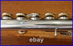 NAGAHARA Flute Ag950 Covered C Foot Pipe