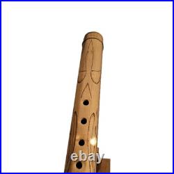 Native American Style Flute Western Cedar 22 Inch Woodburning Kokopelli