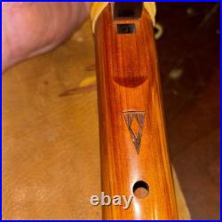 Native Flute High Spirits With 100 Year Old Leather Bag Great Piece