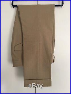 Neapolitan Trousers By Salvatore Piccolo Napoli Cotton Ambrosi 48EU 32w x 32l