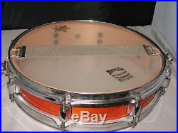 Nice Used PEARL M1330 Maple Liquid Amber PICCOLO Snare Drum
