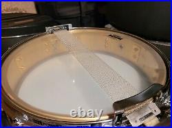 Nice Vintage Yamaha Sd-493 3.5x14 Brass Piccolo Snare Drum 10 Lug Japan Weckl