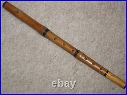 Nice, very old wooden piccolo flute 7 holes! Brown wood, boxwood