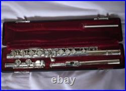 Nikkan Imperial Flute with Case, Used Brass Band Instrument