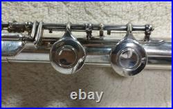 Nikkan Imperial Flute with Case, Used Brass Band Instrument