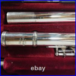 Nikkan Imperial Flute with Case, Used Brass Band Instrument