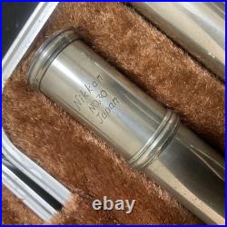 Nikkan No. 30 Metal Flute Body with Case Used Some Dents Tarnished 12.6 Nikkan No. 30 Metal Flute Body with Case Used Some Dents Tarnished 12.6