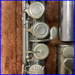 Nikkan No. 30 Metal Flute Body with Case Used Some Dents Tarnished 12.6 Nikkan No. 30 Metal Flute Body with Case Used Some Dents Tarnished 12.6
